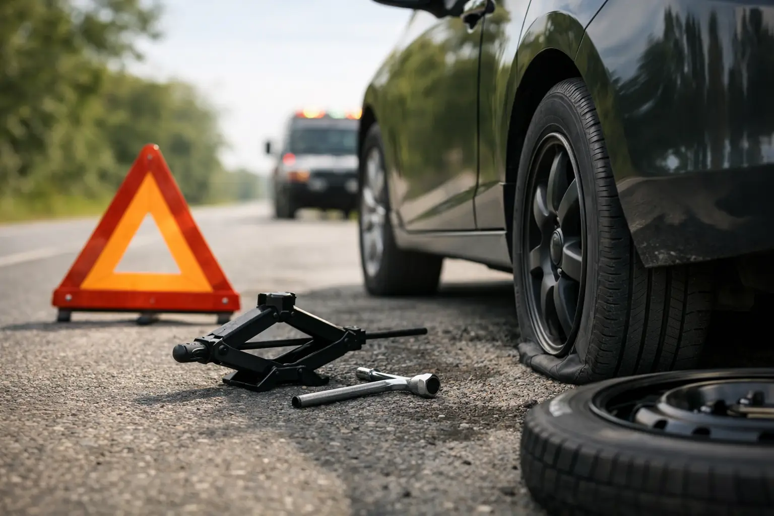 Flat Tire Change Hammond LA: What to Do First