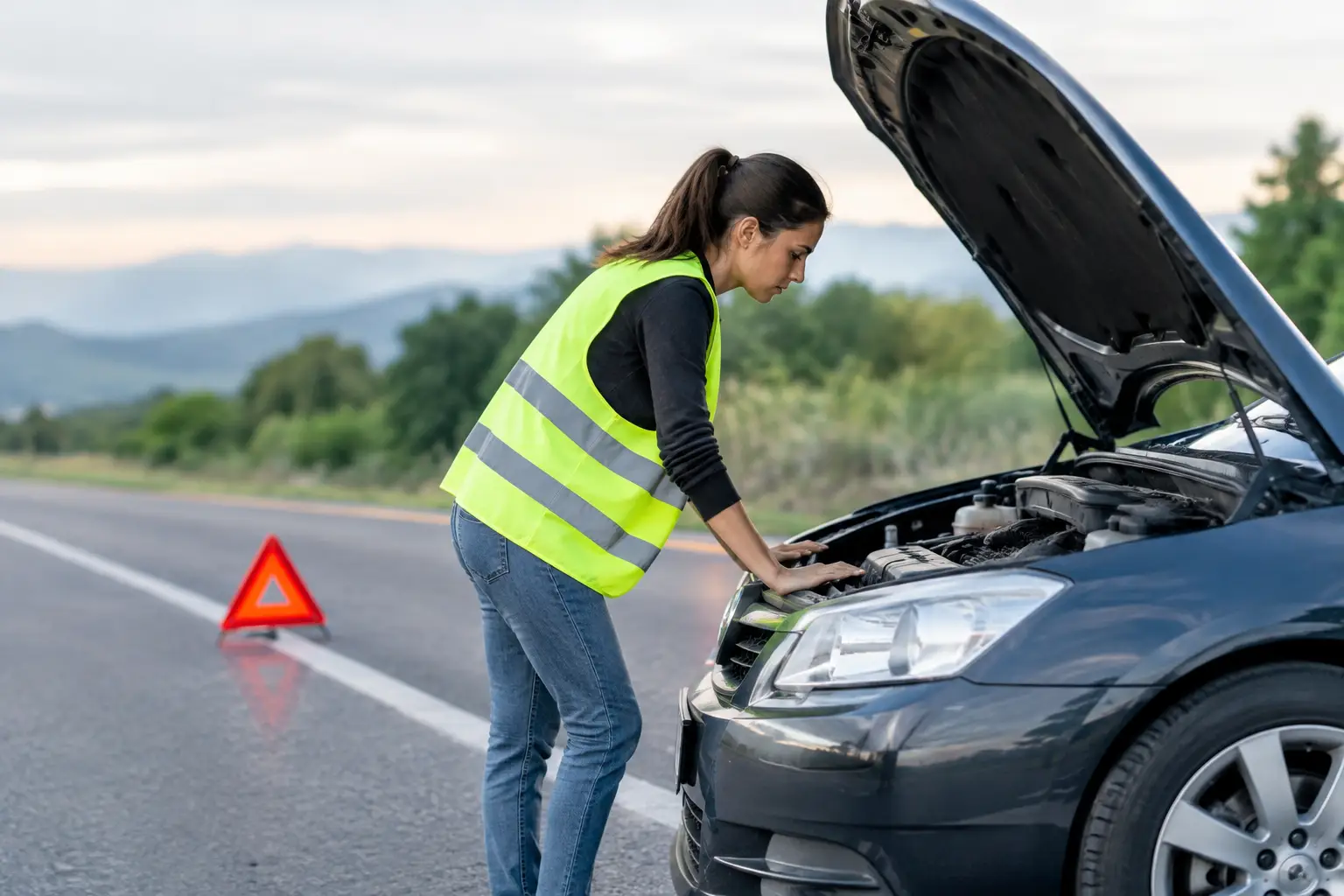 How to Handle a Stranded Vehicle Safely on Roads