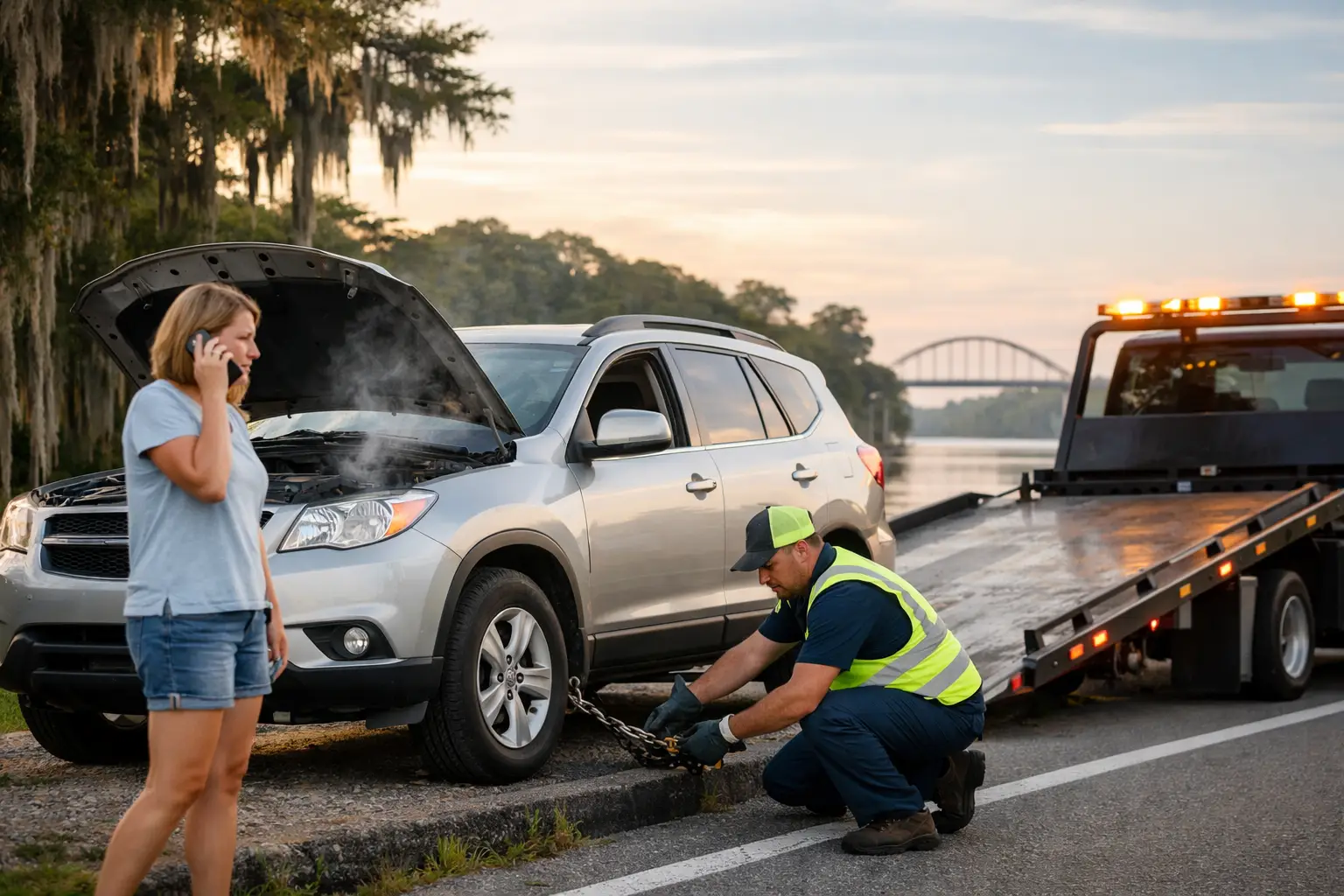 Roadside Assistance for Travelers on Louisiana Roads