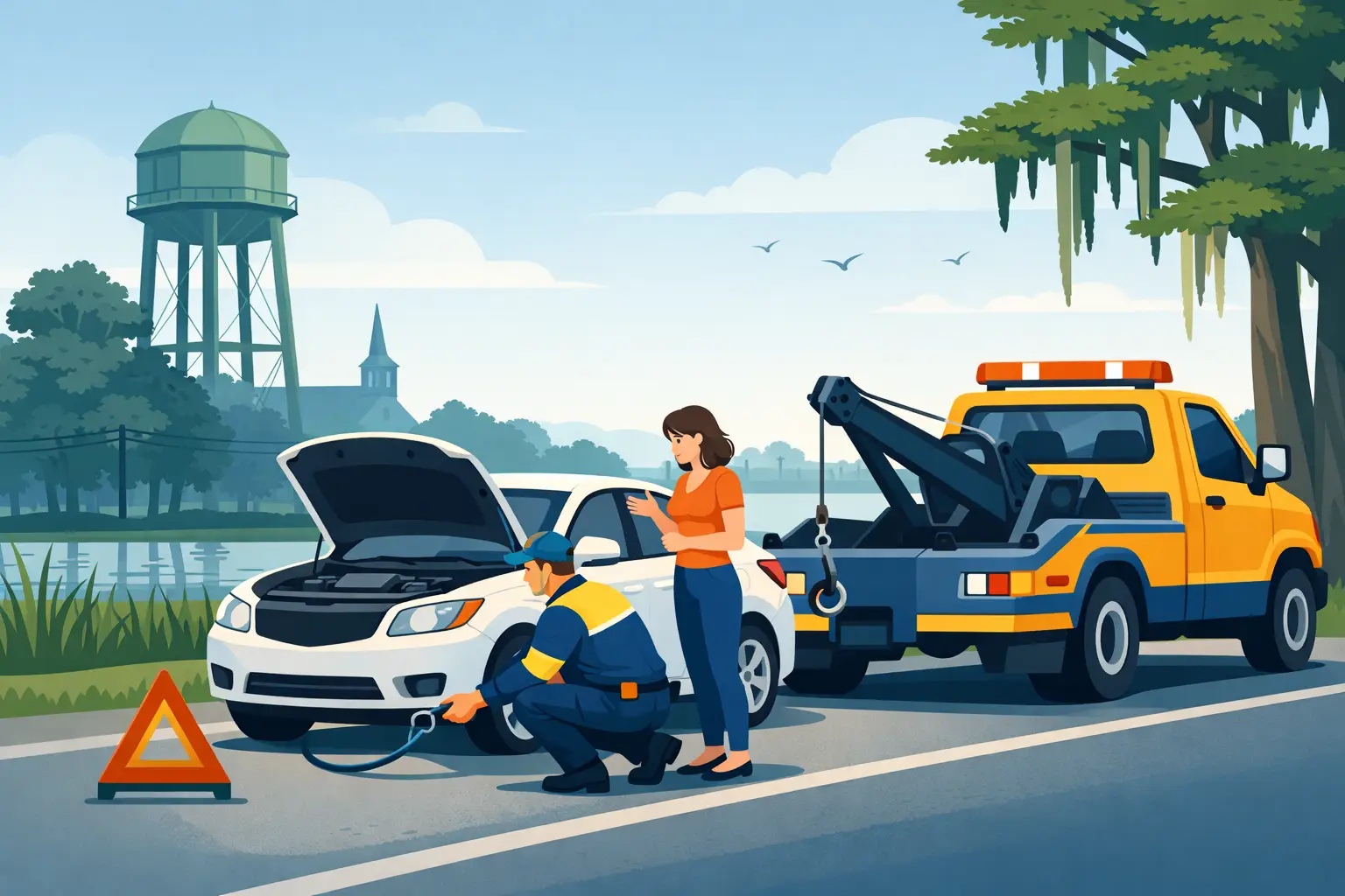 Roadside Assistance in Hammond Louisiana